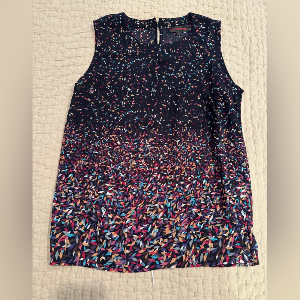 Sleeveless Colorful Lightweight Top